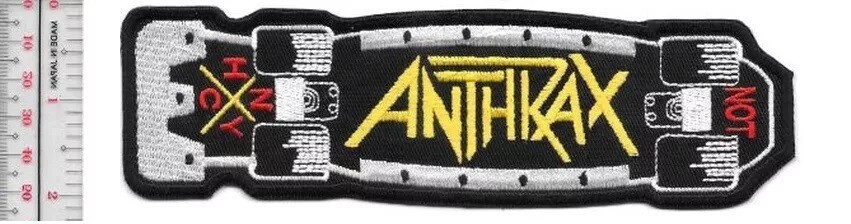 Skateboarding Anthrax Skateboard mid- 1980’s Patch NO TARIFF