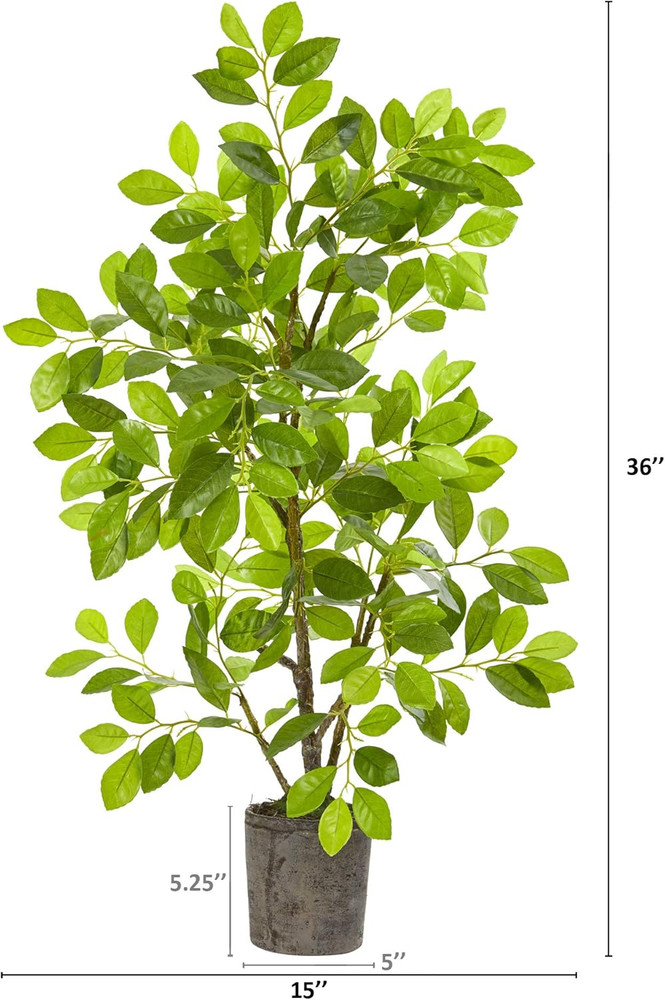 3Ft. Ficus Artificial Tree in Planter