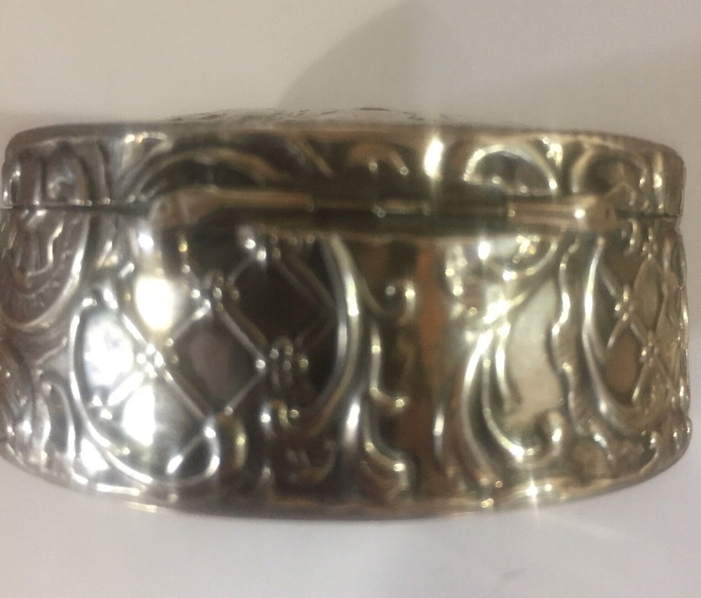 Round 800 Silver Hanau Decorative Box
