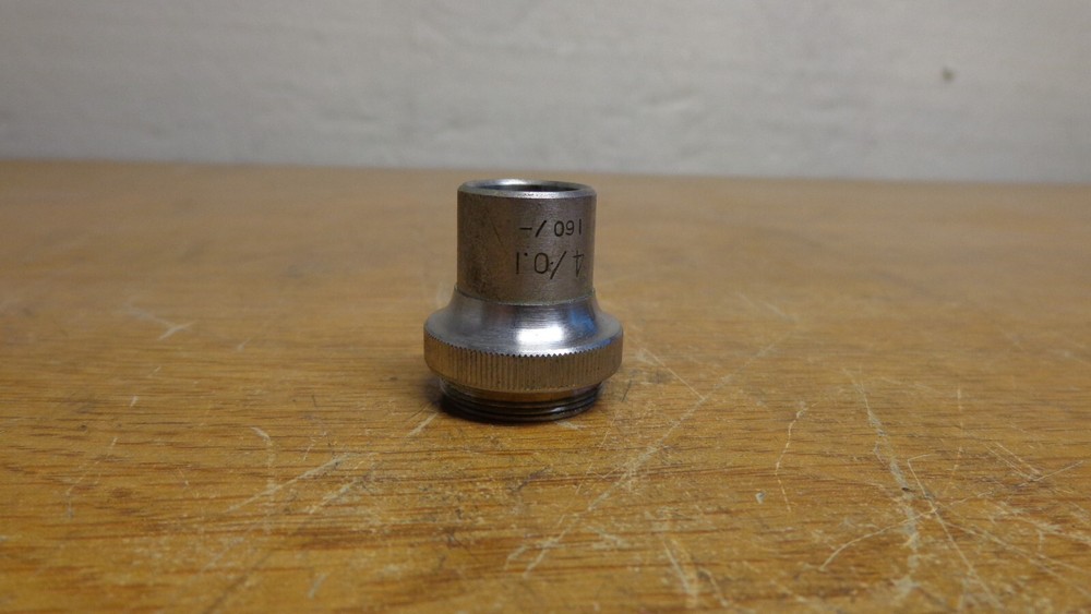 Graf Apsco 4/0.1 160/- Microscope Objective Lens