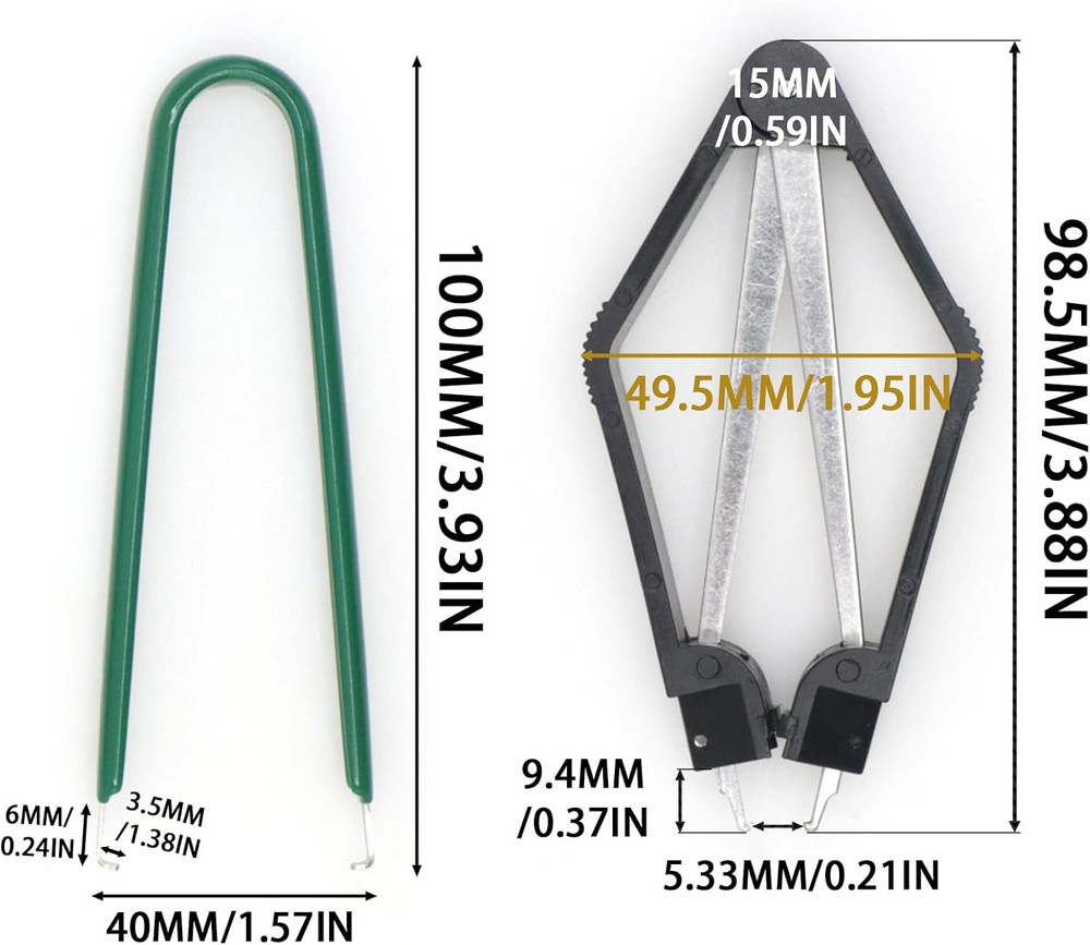 PLCC IC Chip Extractor U-Shape ROM Puller Tool Kit for Motherboard Use