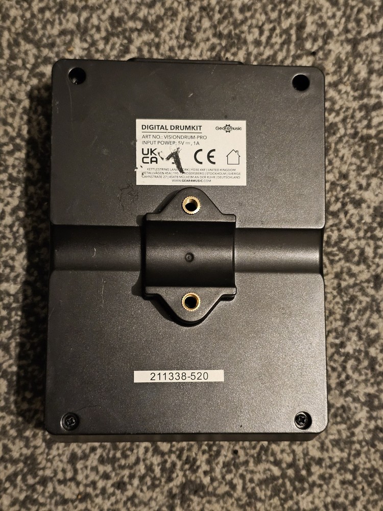 VISIONDRUM Pro Compact Mesh Electronic Drum Controller Unit