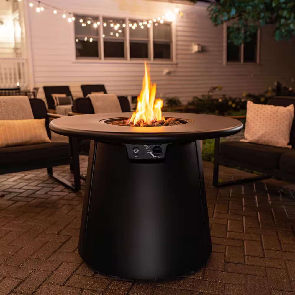 38 In. Propane Tabletop Accessory Black