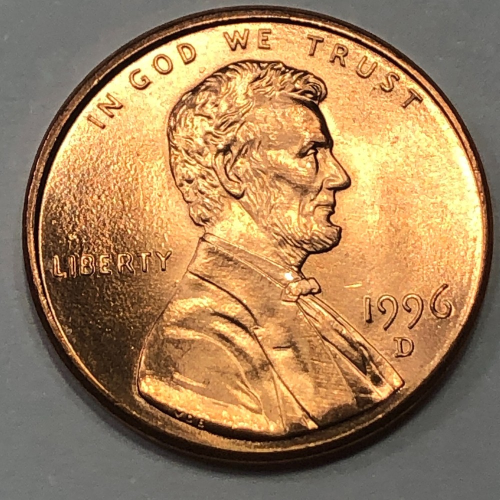 1996 D - Lincoln Memorial Cent