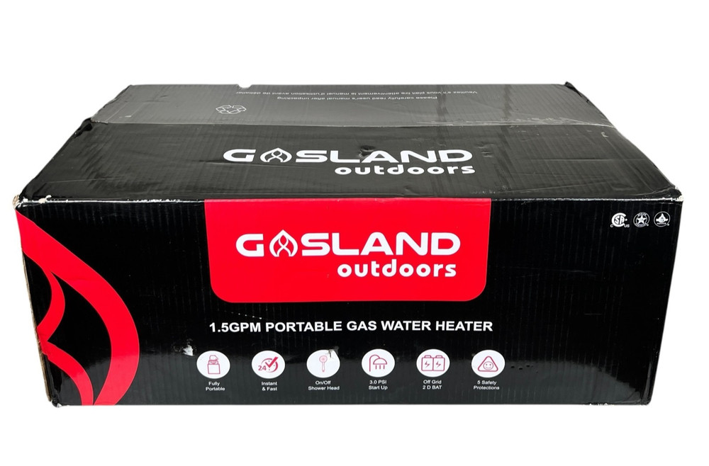 Gasland Outdoors Tankless Water Heater AS150 1.5GPM 6L Portable Gas New
