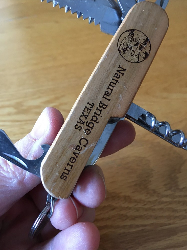 Natural Bridge Caverns Texas Multi Use Camping Survival Knife