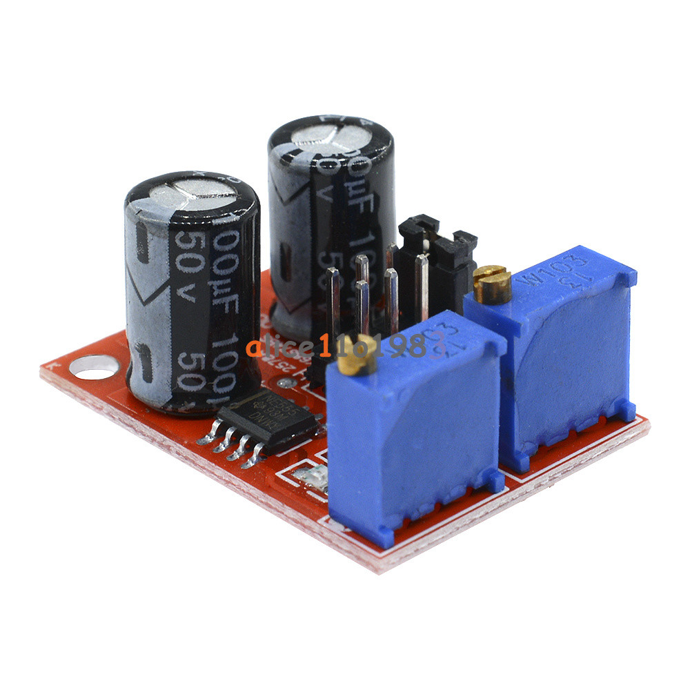 2PCS NE555 Duty Cycle and Frequency Adjustable Module Square Wave rectangular
