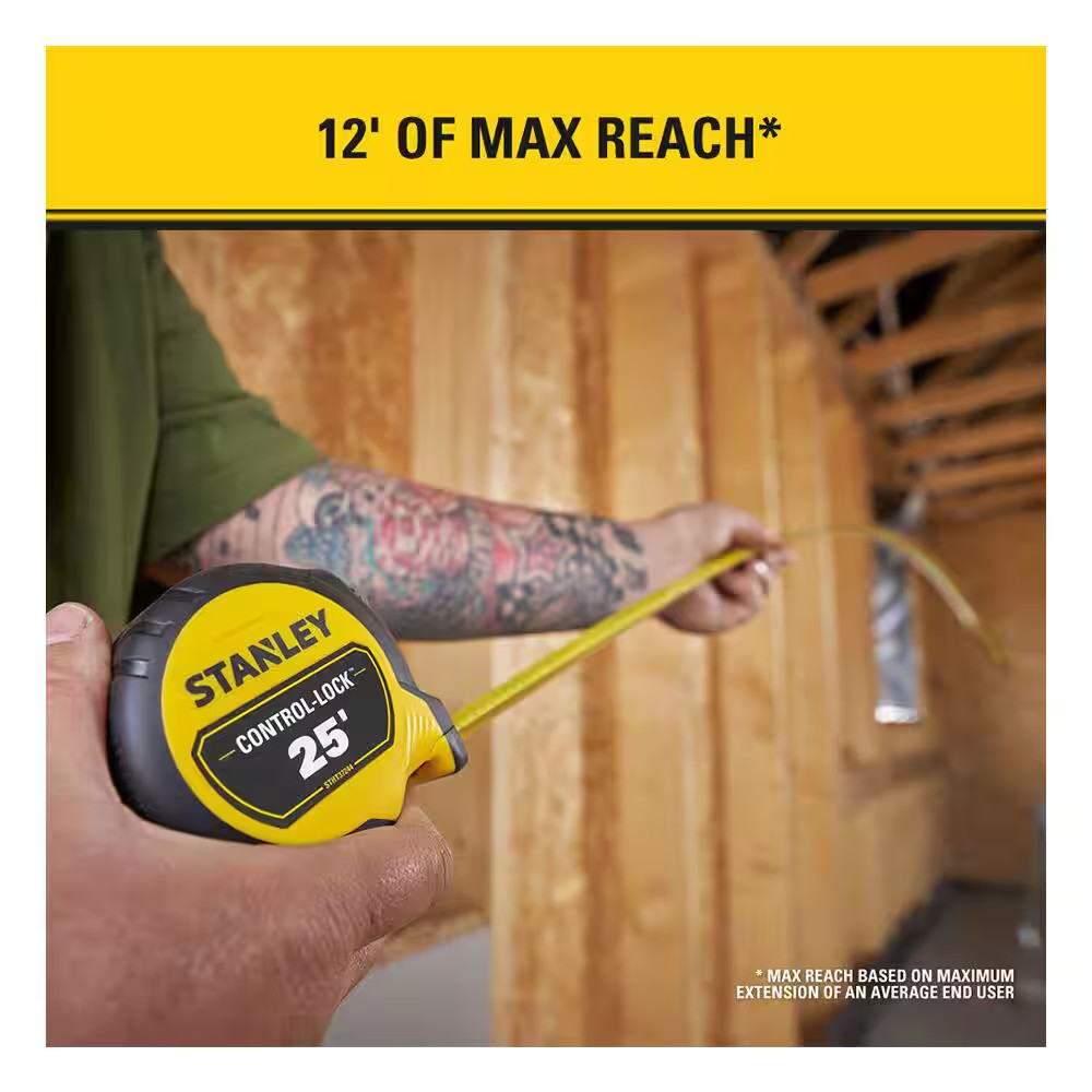 25 Ft. Control Lock Tape Measure (2-Pack)