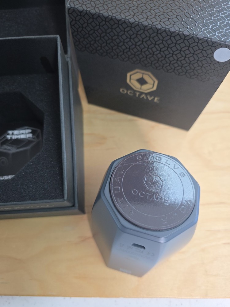 Octave Terp Timer - Grey Desktop Thermal Sensor Dial In The Perfect Temperature