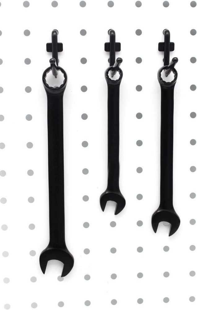 Durable 100 Count L Style Pegboard Hooks - Rust-Resistant Tool Accessories