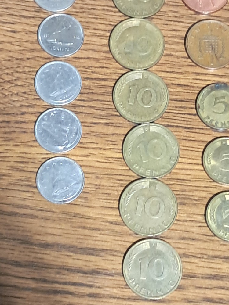 Various Foreign Coins 65-Total (b)