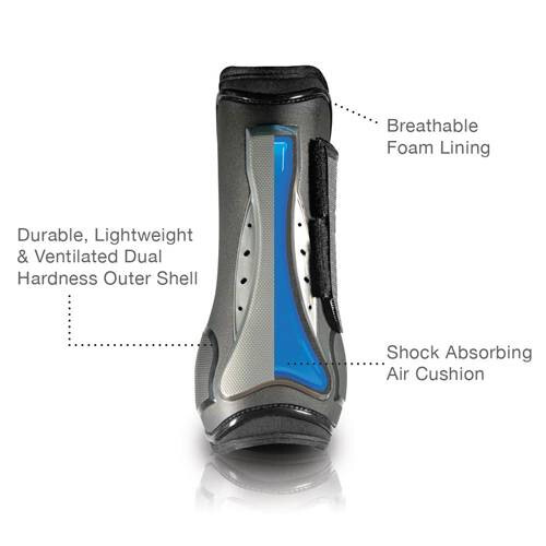 Professional's Choice Pro Performance Open Front Tendon Boots with Tabs - Charco
