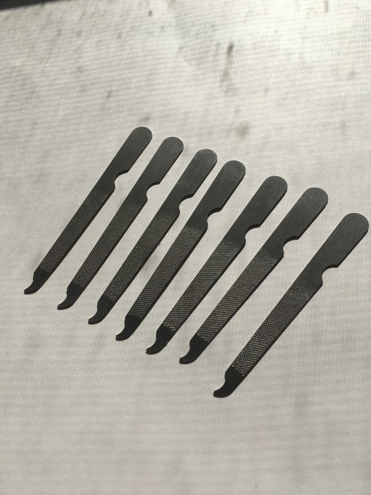 + Fingernail Scraper 3.5" File Informed Visibility First Class * 7 Each *