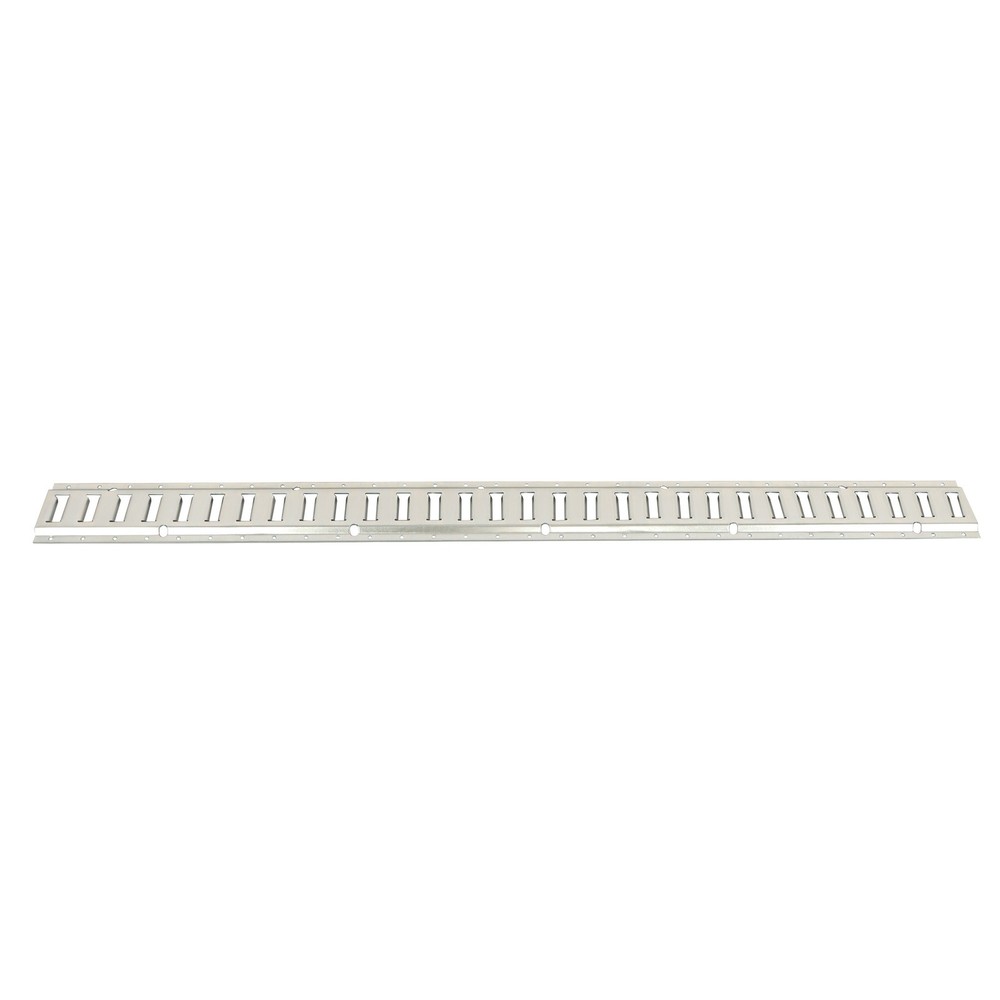 E Track Tie Down Rail Kit Silver Galvanized Carbon Steel Replacement Durable 4pc
