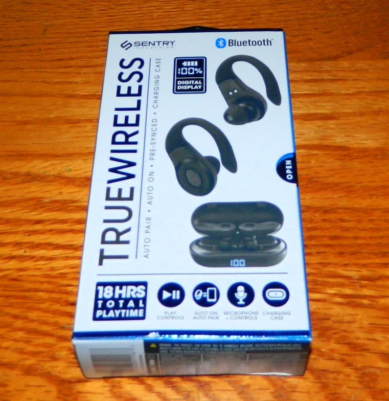 Sentry BT998 True Wireless Bluetooth Earhooks Earbuds New Sealed