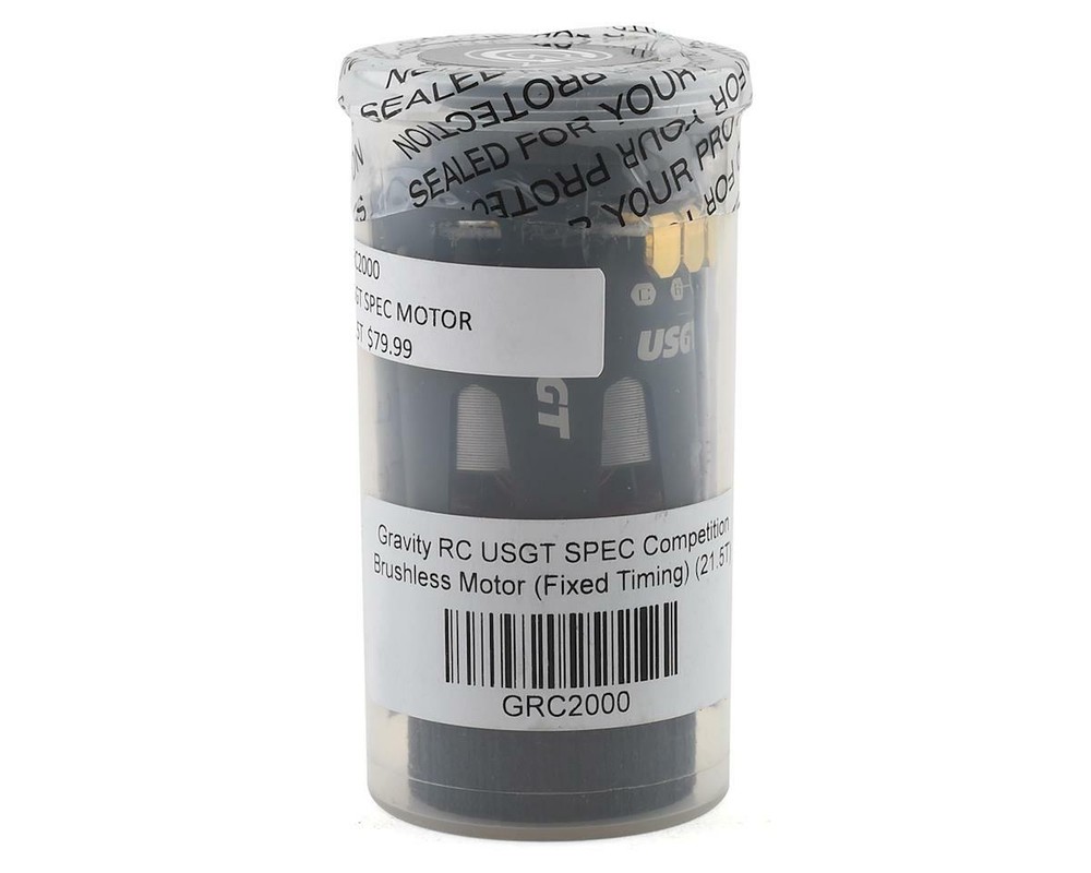 Gravity RC USGT SPEC Competition Brushless Motor (Fixed Timing) (21.5T)