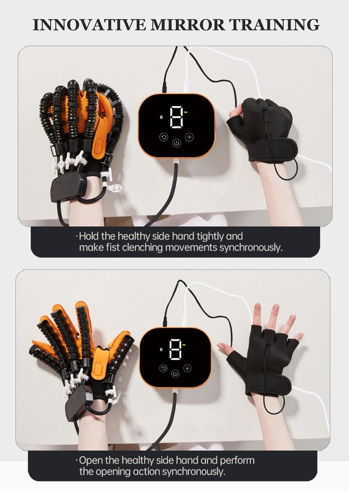 Both Hands Rehabilitation Robot Gloves, 2024 Hand Function Equipment, Stroke ...
