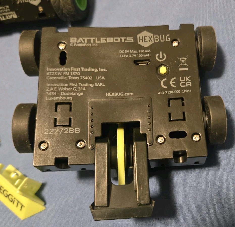 Rare HEXBUG BattleBots Arena Platinum – Multiplayer Robot Game *Missing Remotes*