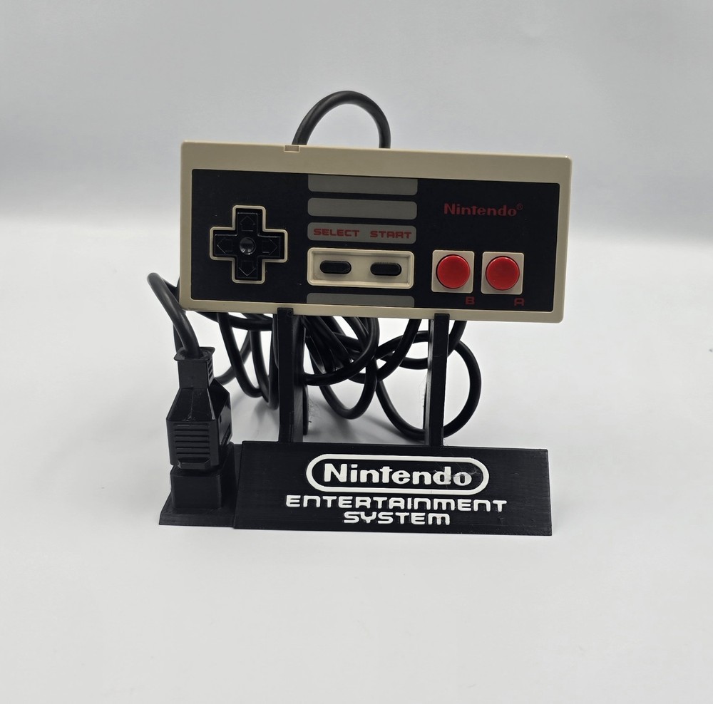 Nintendo Entertainment System NES Controller Display Stand - 3d Printed