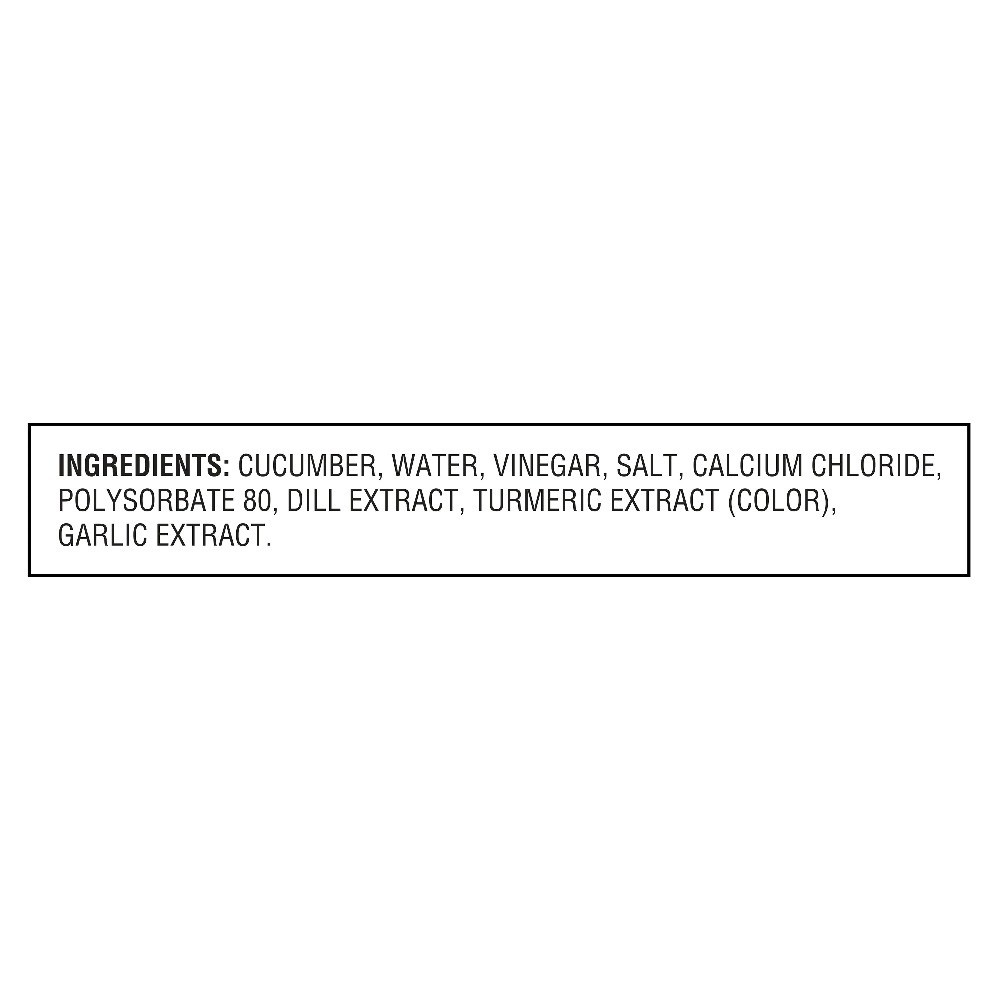 Kosher Dill Pickle Spears Fresh Pack 24 fl oz Jar 6 Pack