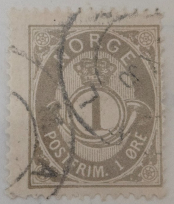 Stamp Norway 1883-84 #35 used