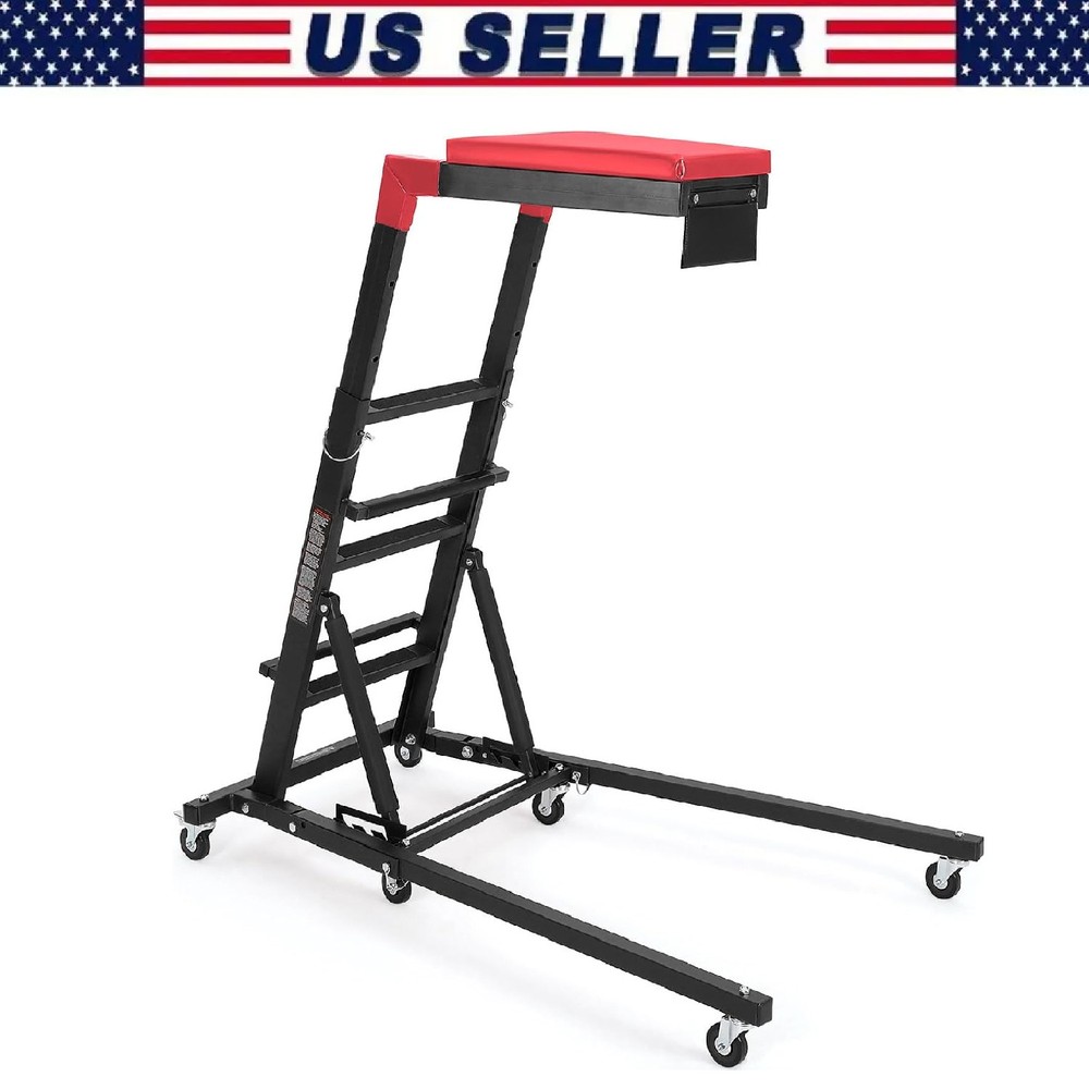 Topside Automotive Engine Creeper ,Adjustable Foldable Creeper with Padded Deck