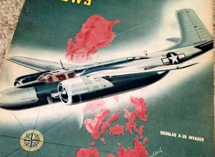 B-25 PLAN + CONSTRUCTION ARTICLE to Build a Profile UC Stunt Model Airplane