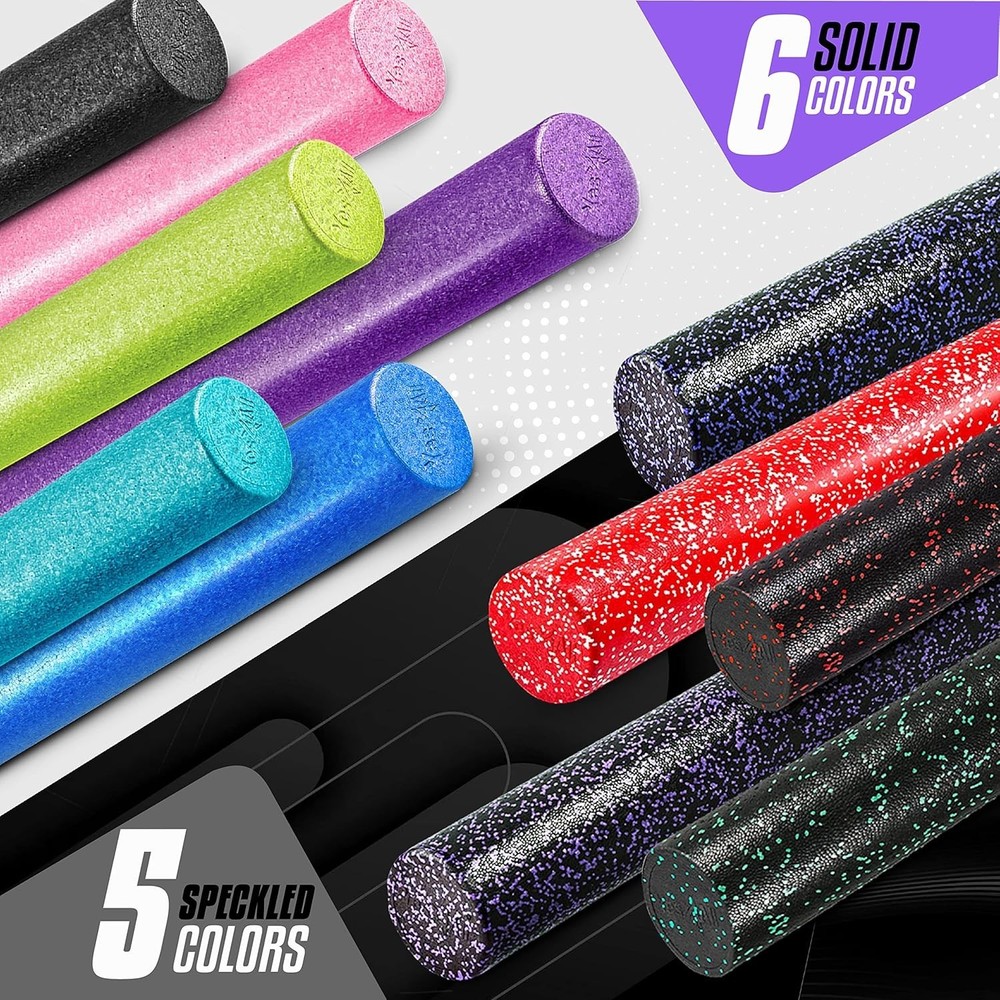 Versatile EPP Foam Roller (12'' Purple) for Enhanced Mobility & Flexibility