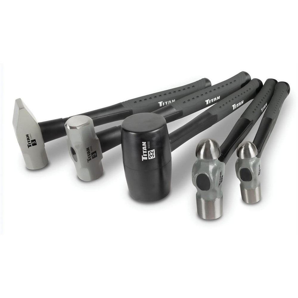 TITAN 63125 5 Pc. General Hammer Set