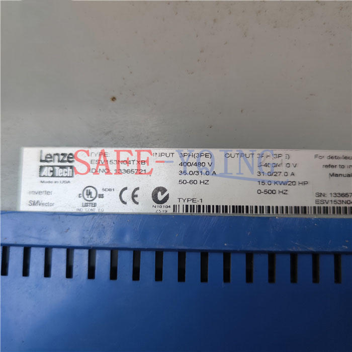 One Lenze ESV153N04TXB Inverter used