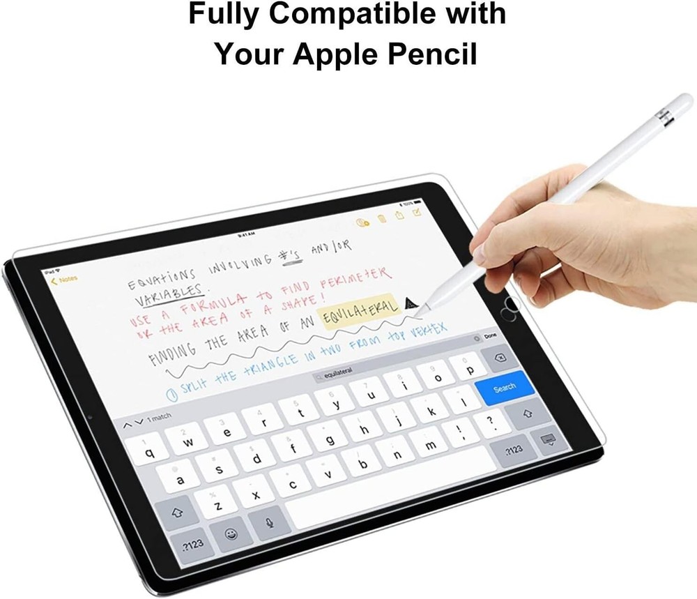 2 Pack iPad 9.7 inch 6th/ 5th Screen Protector Tempered Glass Scratch Resistant
