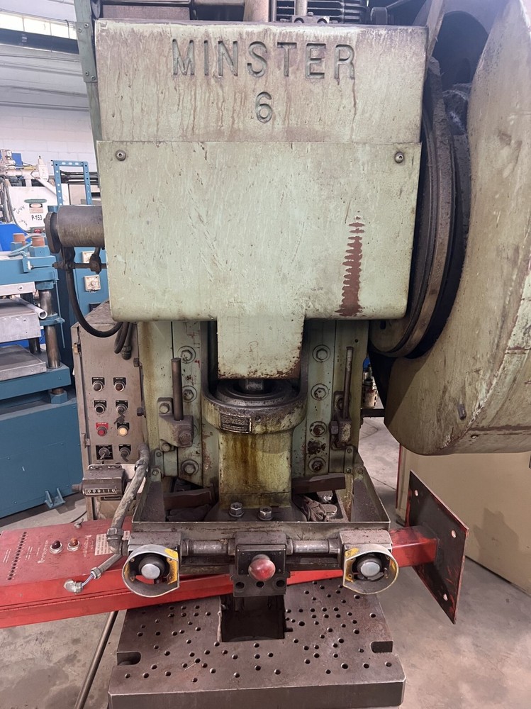 60 Ton Minster 6 Flywheel Gap Frame OBI Press