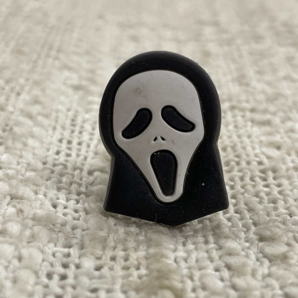 Halloween Ghost Face LED Light Up Adjustable Ring