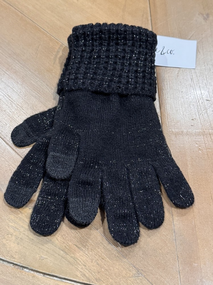 Bundle 5 Pair Style & Co Rib Solid Gloves With Lurex