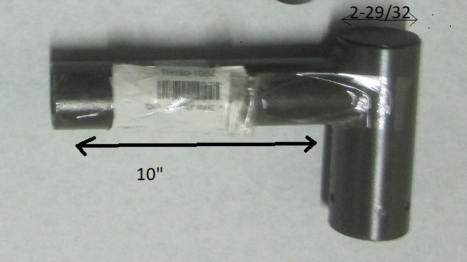 Tenon Horizontal pole top bracket W/ single arm TH290-10BZ