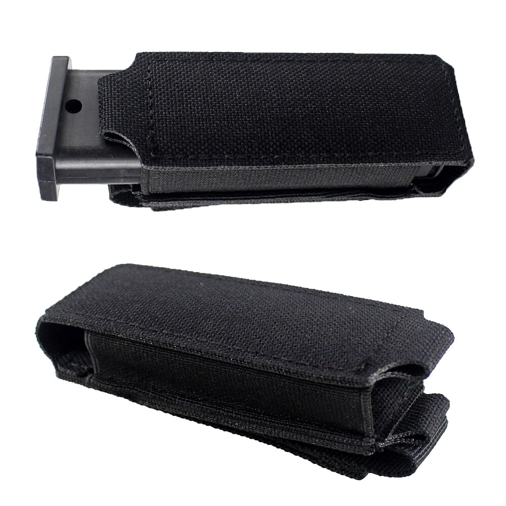 Molle Elastic Single Magazine Pouch Flashlight Holder Tools Waist Belt Mag Pouch