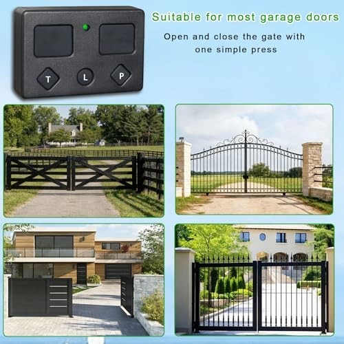 5 Button Remote Transmitter for Automatic Gate Opener Control System Replacement
