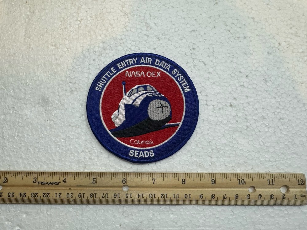 Vintage NASA Space Shuttle Patch- SEADS - Shuttle Entry Air Data Systems
