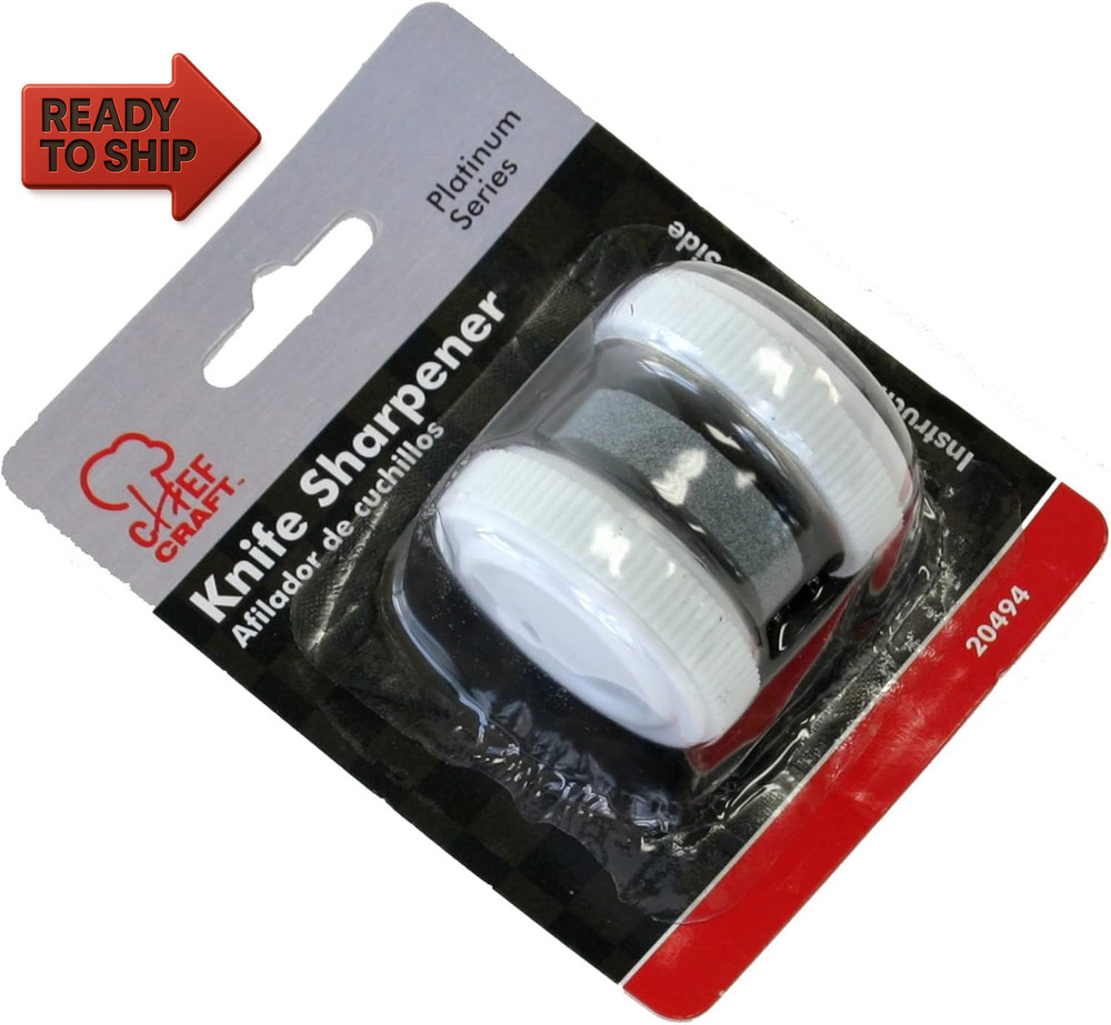 Chef Craft Select Roller Style Knife Sharpener , 2 Inches in Leng