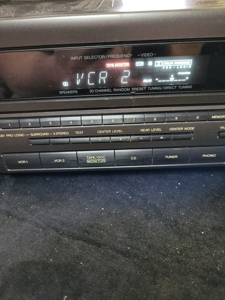 Vtg Technics AV Control Stereo Receiver SA-G9057-Powers On