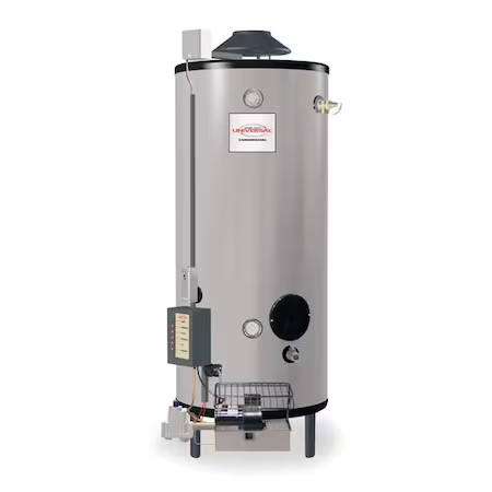 Rheem-Ruud Gn91-200 Natural Gas Commercial Gas Water Heater, 91 Gal, 120V Ac,