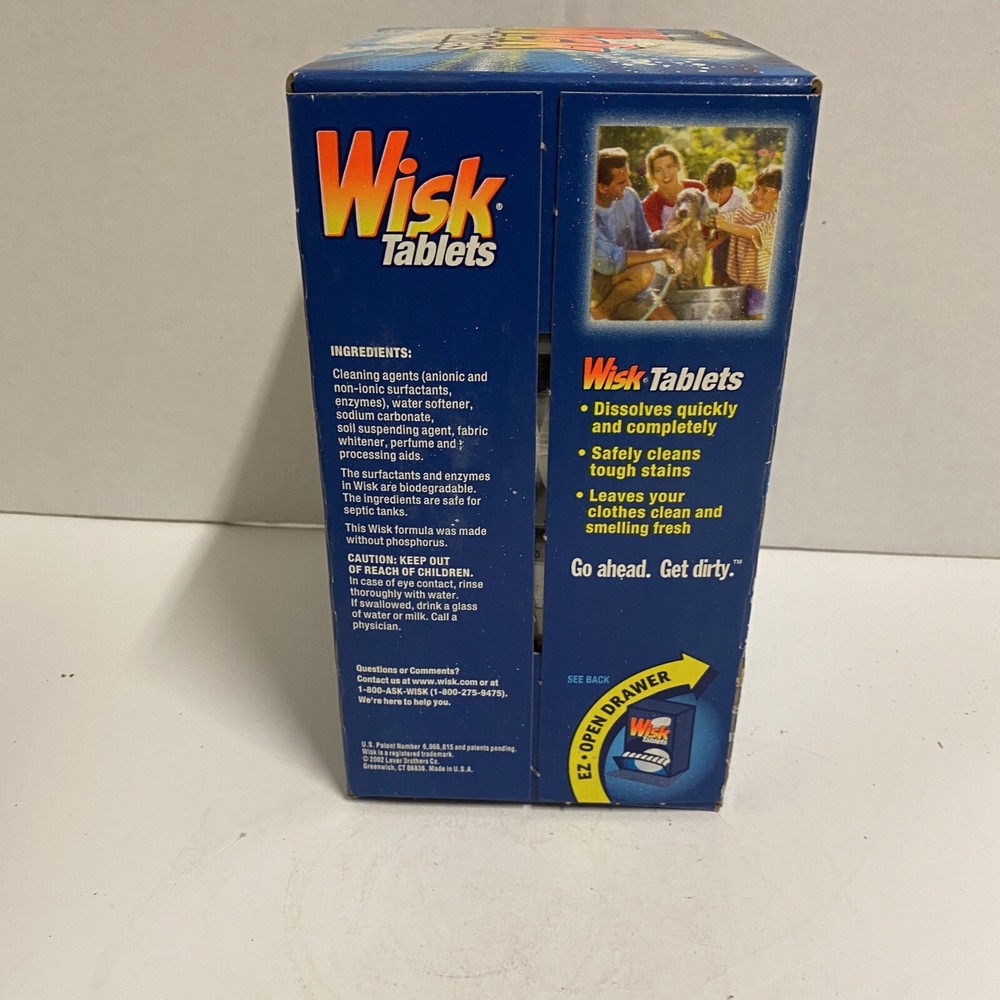 Wisk Tablets Laundry Detergent 48 Tablets