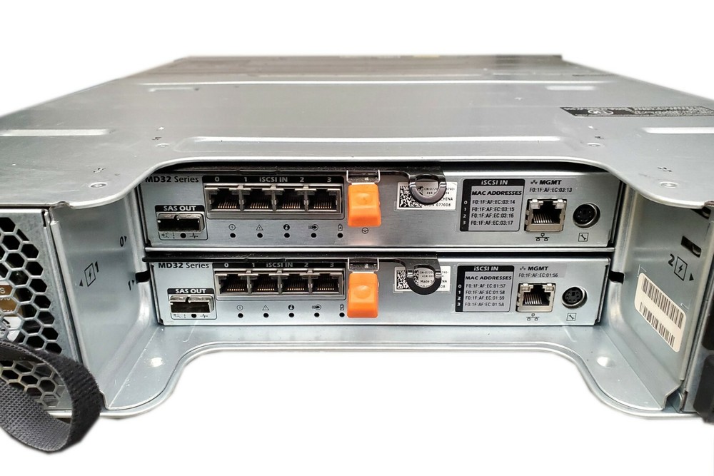 Dell PowerVault MD3200i 12x 3.5" iSCSI Storage Array Dual PSU, Dual Controller