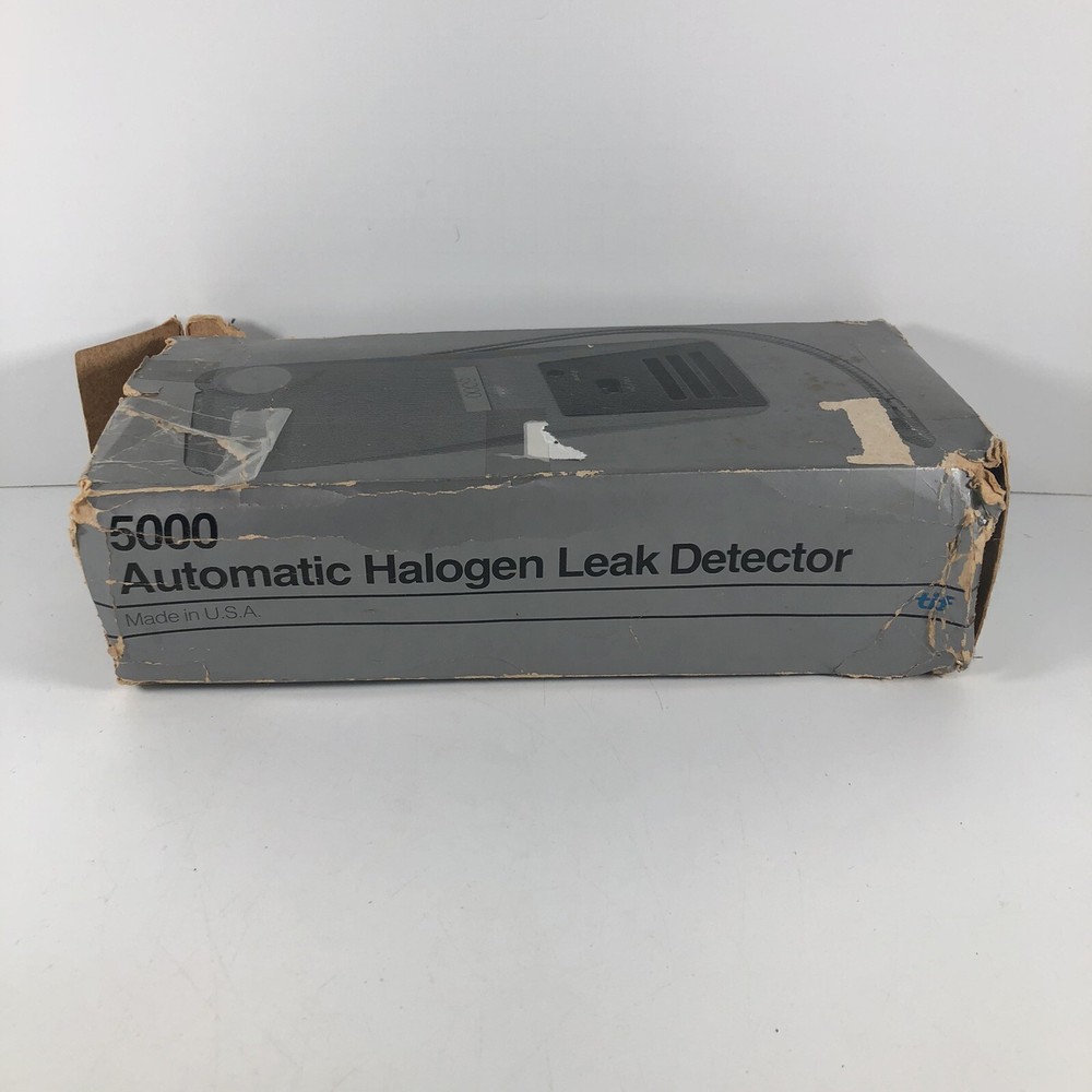 Tif 5000 Automatic Halogen Leak Detector With Case & Manual & Box Nos