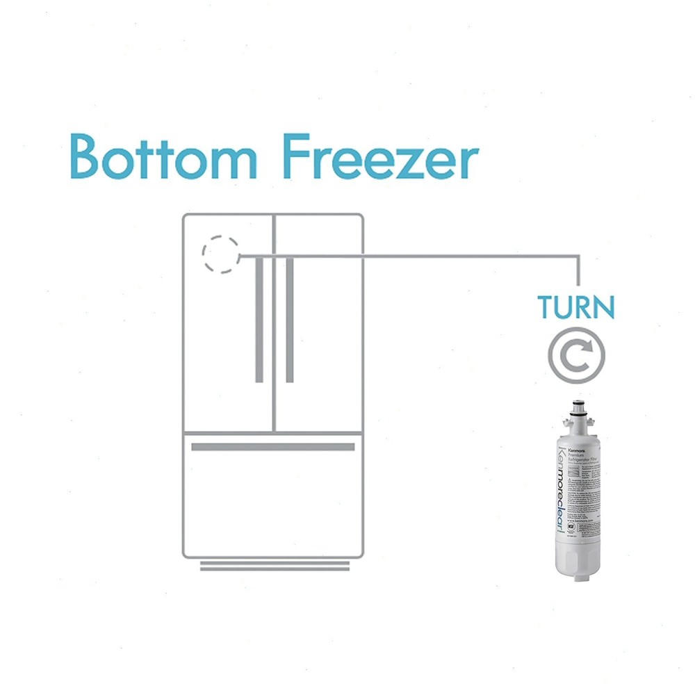 1 pack kenmore 9690 refrigerator water filter Fit for lt700p