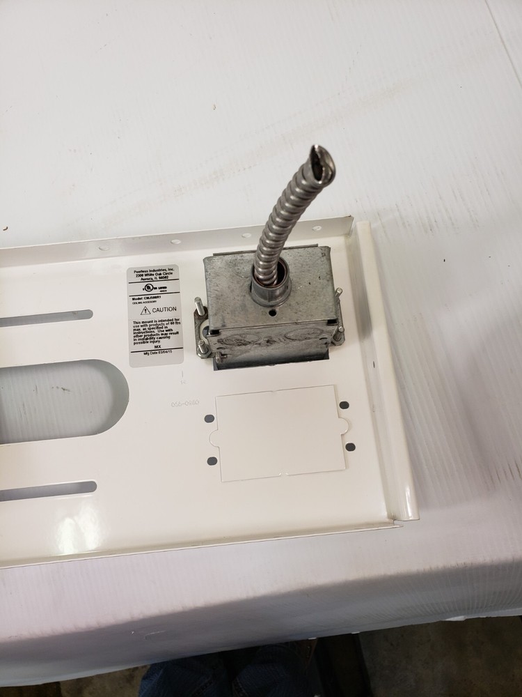 Peerless CMJ500R1 Suspended Ceiling Accessory Mounting Plate Projector White