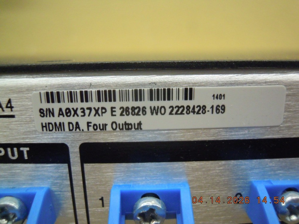 Extron HDMI Distribution Amplifier | HDMI DA4 | HD 4K | 1 Input & 4 Output