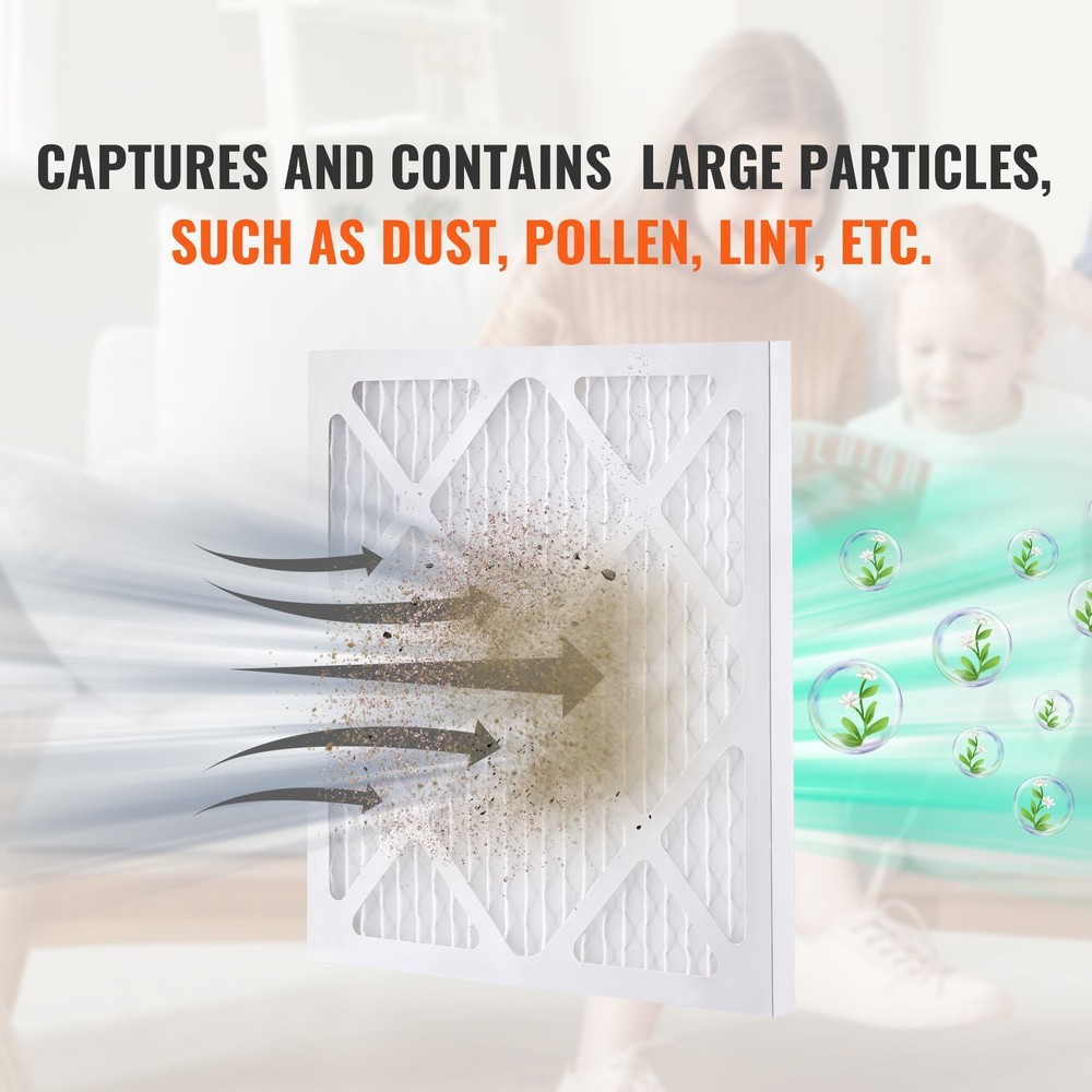 Protective Pre Filters, 5 Pack, 15.75'' x 15.75'' Air Filter Replacement, High-e