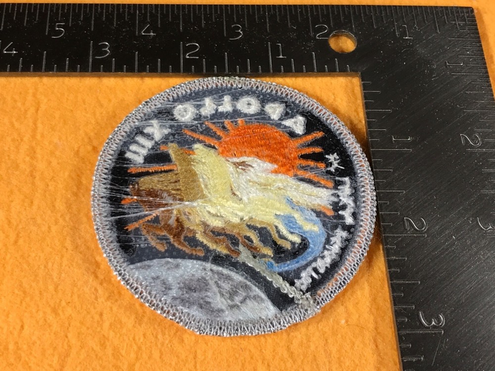 P2-96 ASTRONAUT MISSION PATCH - APOLLO 13 EXLUNA, SCIENTA