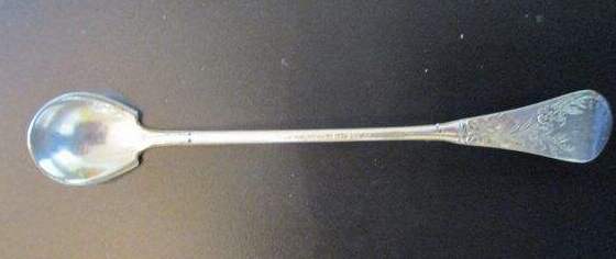 Antique SALT spoon - STERLING